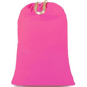 Heavy Duty Laundry Bag with Drawstring and Handle, Extra Large Travel Dirty Clothes Bag for Laundromat and Household, Durable Rip-Stop Laundry Hamper Liner, 28 x 40 Inch by SANFERGE, Hot Pink