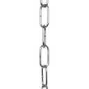 10 Feet Heavy Duty Silver Chain with 5" Light Canopy Kit for Chandelier, Swag Light Kit Light Fixture Mounting Bracket for Hanging Light,L0020