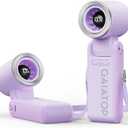 Gaiatop Portable Handheld Turbo Fan, 21 Hrs Cooling, 180 Foldable 4-in-1 Hand Held Fans, 6-Speed (1-100) Personal Mini Handheld Fans, Small Portable Fan for Travel Working Outdoor, Women Gifts Purple