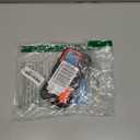 for iPhone 16 Pro Case with Screen Protector,Built-in Invisible Kickstand,Heavy Duty Shockproof Drop Protection Military Grade Tri-Layer Rugged Durable Cell Phone Cover for Apple 16 Pro Black Orange