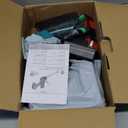 Cordless Grass Shear & Shrubbery Trimmer, 2 in 1 Handheld Grass Trimmer Mini Hedge Trimmer with Rechargeable 2.0 Ah Battery and Charger for Garden and Lawn