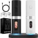Home Hero Electric Salt and Pepper Grinder Set - Automatic Salt and Pepper Grinder Set Rechargeable. Electronic Salt and Pepper Shakers with LED Light, Electric Pepper Grinder & Salt Grinder, Set of 2