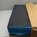 PJYuCien Dog Playpen Outdoor Plus Storage Bag, 24" H 8 Panels Puppy Pen with Square Bottom & Top Cover, Heavy Duty Dog Fence for Camping