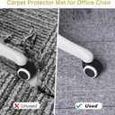 36x 48 Carpet Floor Mat for Office Chair, Clear Desk Chair Floor Mat for Carpet for Medium/Low Pile, HeavyDuty Chair Mats for Carpeted Floors, Studded Desk Mat for Carpets for Homes and Offices