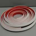 Flexible Wall Molding Trim & Chair Rail | Peel and Stick Self-Adhesive Panel Moulding | DIY Home Decor on The Cabinet Door Mirror Frame, 16.4 ft x 1.3 in (White)