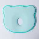 Memory Foam Donut Pillow, Cute Cartoon Bear Soft and Cozy Pillow, Breathable Bedding Set Blue with Case Prvents Fat Had and Head Shaping Pillows (Blue)