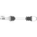  Driveshaft fits SUBARU BRUMBY 1.8ltr EA81 1980-1994