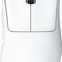 Razer DeathAdder V3 Pro Wireless Gaming Mouse: 64g Lightweight Ergonomic - 30K DPI Optical Sensor - Gen-3 Optical Switches - 8 Programmable Controls - Up to 90 Hr Battery - White (1000 Hz)