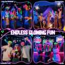4 x 73PCS Glow in the Dark Party Supplies for Kids Adults, Light Up Party Favors with Glow Glasses, Spinner Bracelets, Slingshot, Bulk Glow Party Favors for Kids Halloween, Neon Party Supplies Accessories