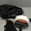 DrainX Pro 50-FT Steel Drum Auger Plumbing Snake | Drain Cleaning Cable with Work Gloves and Storage Bag