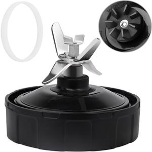 Ninja Blender Replacement Parts  Premium Grade 7 Fins Ninja Blender Blade for Ninja Blender Cups  Stainless Steel High Speed New Bearing  Leakproof Sealing Ring