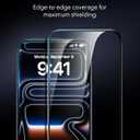 ESR 3 Pack 9H+ Glass for iPhone 17 Pro Max Privacy Screen Protector, [Military Grade Shatterproof & Highly Durable] Armorite Anti-spy Tempered Glass with UltraFit Tray