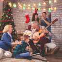 Ganeen Pink Christmas Tree String Lights 20 LED 10 ft Cute Hanging String Lights for Christmas Tree Battery Operated Indoor Holiday for Xmas Party Decorations Outdoor Mantel Fireplace