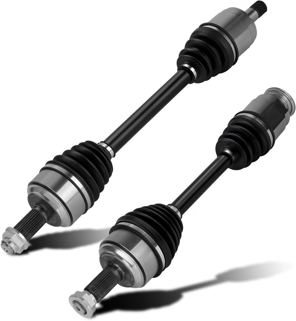 Pair (2) Front CV Axle Shaft Assembly Fit for Honda CR-V 2007 2008 2009 2010 2011 2012 2013 2014 2.4L (NOT for Touring Model), Driver and Passenger Side, Replace# 66-4256