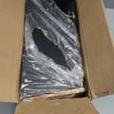 2 in 1 Trash Bag Holder with Grocery Bag Holder, Wooden Trash Bag Dispenser Wall Mounted, Trash Bag Organizer for Countertop/Under Sink, Garbage Bag Holder Dispenser for Plastic Bags, Black