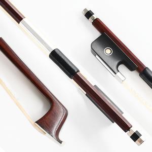Brazilwood Viola Bow For 14"-17" Violas Full Size 74.5cm Ebony Frog Natural Mongolian White Horsehair Well Balanced Sweet Tone