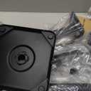 Mounting Dream Black Alloy Steel Speaker Stands, Height Adjustable Bookshelf Speaker Stand Pair, Universal Fit, 11 lbs Capacity, Set of 2 for Bose Polk JBL Sony Yamaha - 42" Max Height