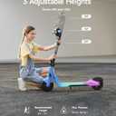 NAVEE K100 Series Electric Scooter for Kids 5-11, Adjustable Handlebar/Speed, Digital Pet, 12.4/9.9/7.5 mph, Safe Brake, Foldable, RGB Lights, Smart APP, Growing Adventurer Gift for Boys Girls, UL2272