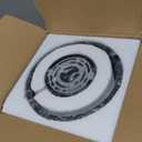 Crystal Ceiling Light Fixture, Modern Semi Flush Mount Ceiling Light, Crystal Chandelier for Kitchen Bedroom Bathroom Entryway Black (Bulb not Included)