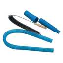 Dryer Lint Vac Attachment, Dryer Vacuum Hose Attachment, Extendable Dryer Vent Cleaner Kit Vacuum Attachment, 3-Piece Set, Compatible with All Vacuum Cleaners