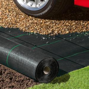 Weed Barrier Landscape Fabric Heavy Duty 3x300 FTGarden Fabric Weed BarrierBlack Mulch for Landscaping, Weed Blocker Fabric Garden Bed Cover Garden Supplies (WBF-3ft x 300ft)