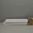 DEZ FURNISHINGS Cordless 2" Faux Wood Blind, 50" W x 48" H, White