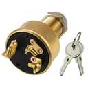 Boat Ignition Switch with Keys 3 Terminals 3 Position Off-On-Start 12Volt 15A Marine Ignition Switch MP39060-1