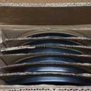 AmorArc Stoneware Dinner Plates Set of 6, 10.5 Inch Reactive Matte Glaze Ceramic Plates Set, Modern Dinnerware Dish set for Kitchen, Microwave, Dishwasher Safe, Scratch Resistant - Matte Black