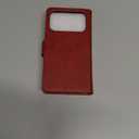 SUANPOT Compatible with iPhone 17 Pro 6.3" Wallet case with RFID Blocking Credit Card Holder,Flip Book PU Leather Protective Cover Women Men for Apple 17 Pro Phone case Red