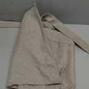 Warmstar Blackout French Door Curtain 1 Panel, Linen Privacy Front Door Window Covering,Insulated Curtain for Glass Velcro Room Darkening Blind,26 X 40 Inch, Khaki