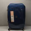 kensie Women's Gemstone Luggage, Midnight Blue, 2 Piece Set (28"/20")