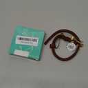 BronzeDog Rolled Leather Dog Collar with QR ID Tag, Adjustable Soft Round Collars for Small, Medium, Large Dogs Puppy (9" - 11" Neck Size, Cognac Brown)