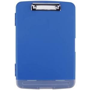 SFLHHDM Storage Clipboard with Pen Holder, High Capacity Clipboards for Classroom, Clip Boards 8.5x11 with Storage, Low-Profile Clip, Lightweight Plastic Clipboard for Kids, Lawers, Office Workers (Blue)