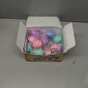 28 Pcs Guessing Game Egg with Keychain, Rock-Paper-Scissors Game for Kids Valentines, Valentines Cards for Party Favor, Valentines School Classroom Exchange Prizes for Boys Girls