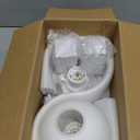 Seealle Touch Bedside Table Lamp Set of 2 - Small Bedside Lamp for Bedroom Living Room Night Stands, Desk Lamp with White Glass Shade for Small Spaces, 3 Way Dimmable, LED Bulbs, Gifts (Non-USB)