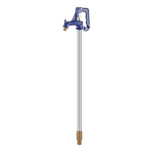 VEVOR Frost Proof Yard Hydrant, 3.25FT Freeze-Proof Outdoor Faucet with 12" Bury Dept, 3/4" NPT Pipe Connection & 3/4" NH Hose Coupling, Heavy-Duty Cast Iron Hydrant for Yard, Garden, Farm Irrigation