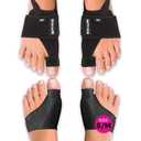 Effective Corrector for Women and Men | Relief Kit, Straighten Toes, and Correct Alignment | Cushion Sleeves | Feet Support - Small/Medium