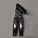 Can Opener Manual, Handheld Strong Heavy Duty Stainless Steel Can Opener, Comfortable Handle, Sharp Blade Smooth Edge, Can Openers with Multifunctional Bottle Opener (Black)