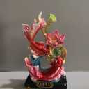 FUNSXBUG 13 Inch Large Chinese Feng Shui Fish Statue Feng Shui Decor Home Office Decoration Tabletop Decor Ornaments Good Lucky Gifts