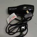 Revlon Compact Hair Dryer | 1875W Lightweight Design, Perfect for Travel, (Black)
