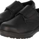 MMN Non Slip Work Shoes for Men Women Steel Toe Slip Resistant Waterproof Leather Oxford for Food Service Restaurant Staff & Chef Black (Black)