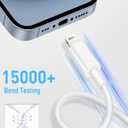 Car Apple Carplay Cable, 2Pack Car Charger Cord USB A to Lightning Cable for iPhone 14/13/12/11/Pro Max/XS/XR/X/8/7/6 Plus/SE, iPad 9/8/7/6/5, iPad mini 5/4/3/2, Air 3/2 Fast Charging Cord 3FT White