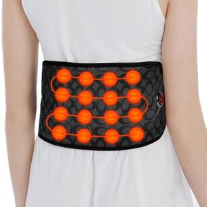 UTK Heating Pad for Lower Back Pain Relief, Cordless Far Infrared Heating Pad for Back Pain Relief, Wireless Heating Belt for Waist, Lumbar, Abdomen, Electric 3 Heat Settings Up to 149