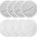 Spinwave Mop Pads Fit for Bissell Spinwave 20399 23157 23159 2039A 2124A 20393 2039T 2039W 20391 20395 2307 2315A Soft Scrubby Pads for Hardwood Floor Cleaning Replacement Pads(8Pack)