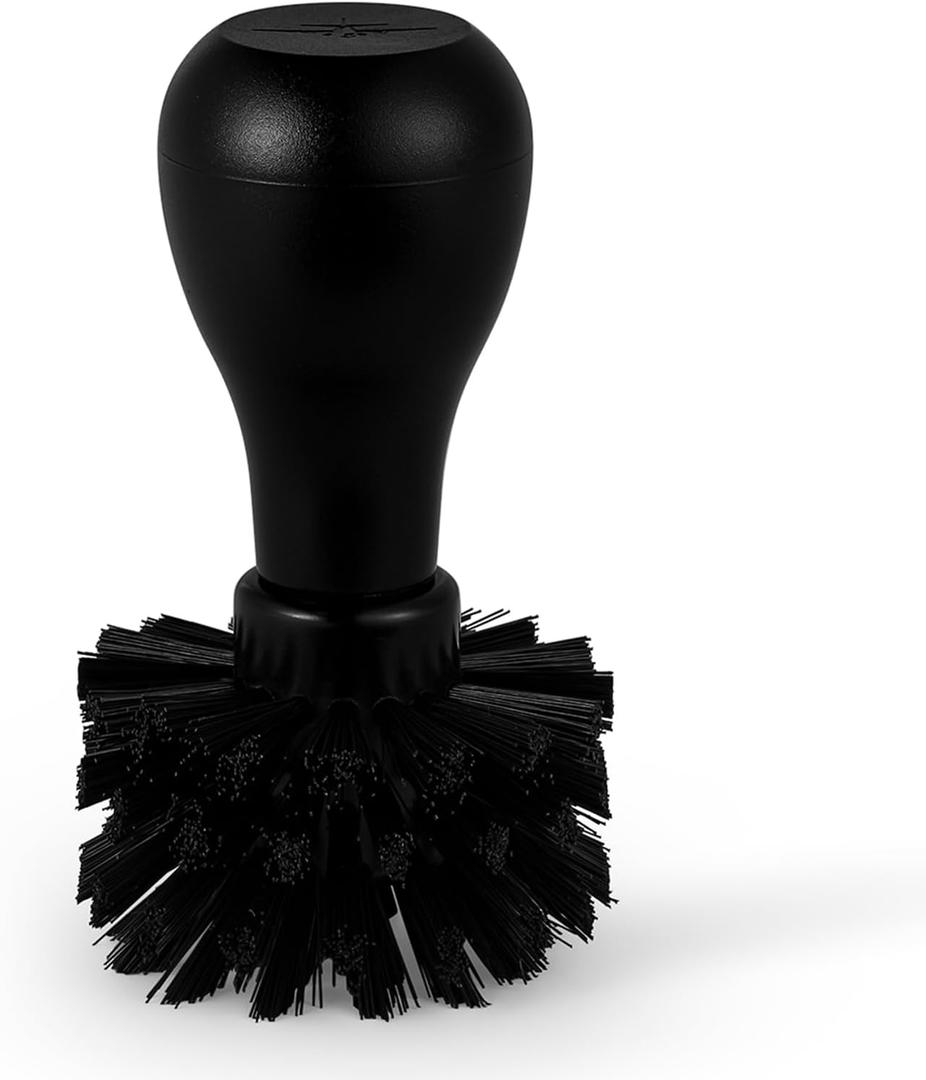 MHW-3BOMBER Coffee Portafilter Brush, Fit for 51/54/58mm Portafilter Basket, ABS Espresso Machine Portafilter Cleaning Brush, Professional Barista Cleaner Tools, Effectively Cleaning, Black B5536-OS