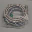 Washing Machine Hoses,8ft Washer Hoses 2pack " Stainless Steel Braided Burst Proof Water Supply Lines Universal Fit to Hot and Cold Connector (Straight Connection)