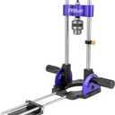 Heavy-Duty Portable Drill Guide, 060 Adjustable Drill Press Adapter, Self-Centering Drilling Jig for Straight & Angled Holes, 1/4" Hex Shank, Fits 3/64"25/64" (110mm) Bits