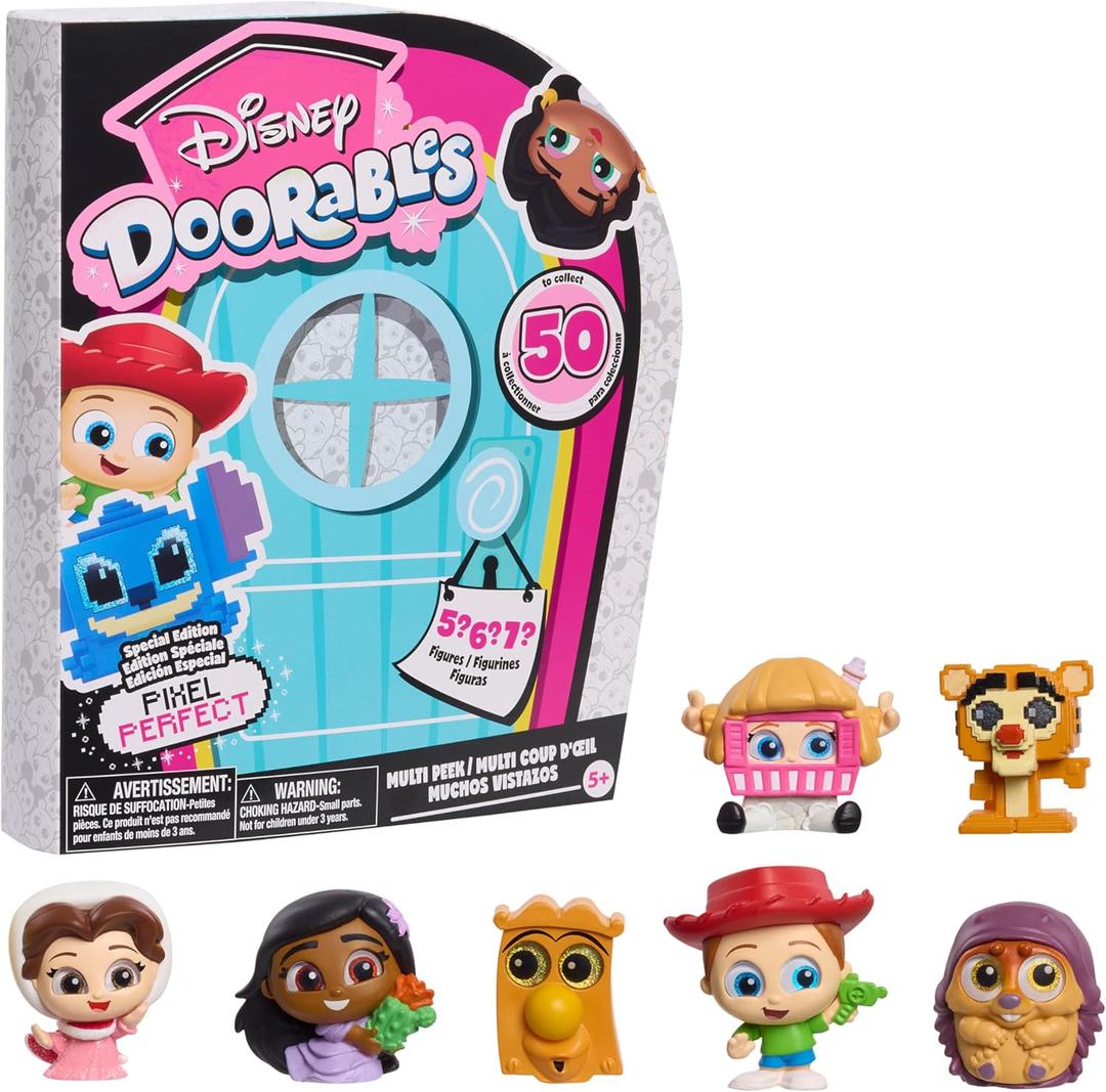 Disney Doorables Pixel Perfect Multi Peek, Kids Toys for Ages 5 Up by Just Play