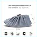 10Pairs Reusable Non Slip Shoe Covers, Premium Soft Washable Thickened Boot Shoe Covers for Household, Office, Laboratoryone size 10 Colors (Multicolored)