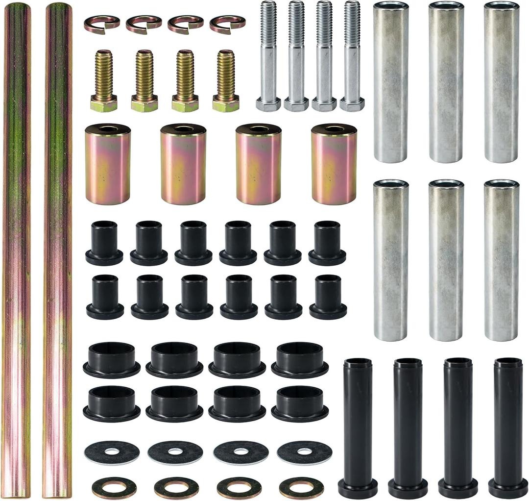 Rear Left & Right A-Arm Bushing Shaft Kit  Compatible with Polaris Sportsman 400 450 500 600 700 800 Replace 5020826 5434548 5434551 5133806 5434550
